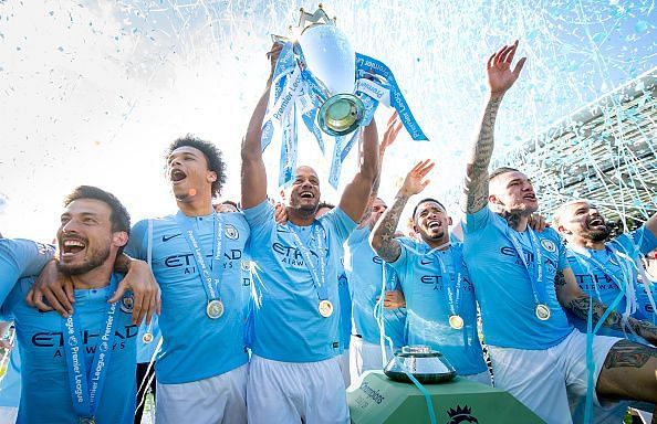 Manchester City retained their title on the final day